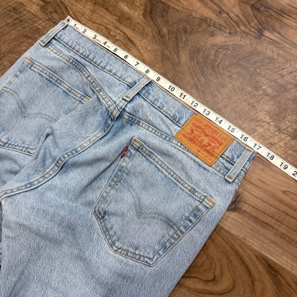 Vintage Y2K Levi's 505 Jeans Men 33x28 Light Wash Straight Leg Denim Pants